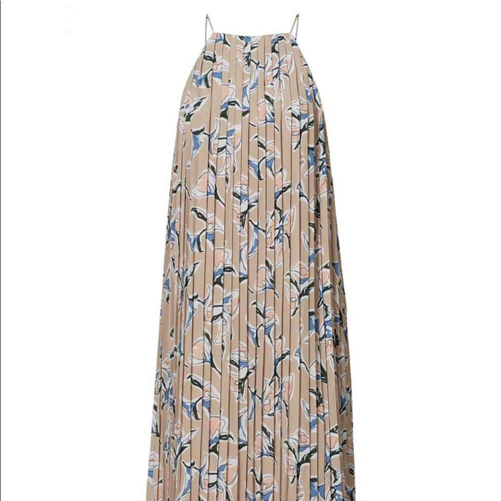 Floral Pleated Dress